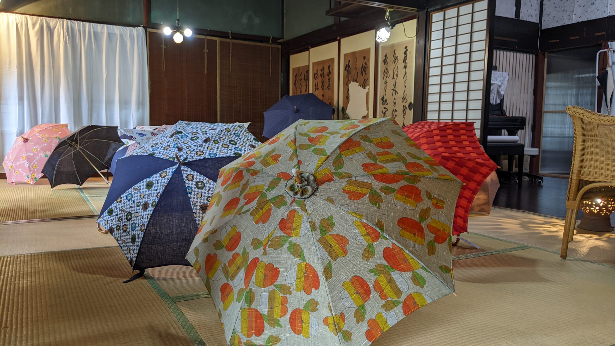 ハンドメイド 日傘 de 着物 春分(SHUNBUN)